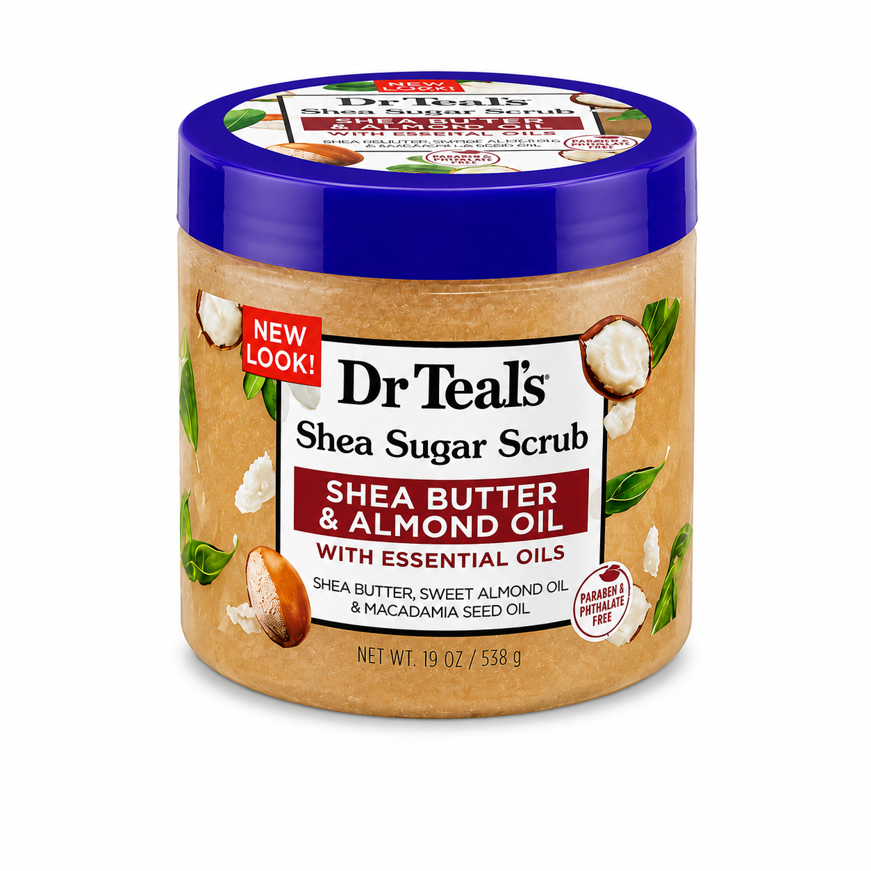 Dr Teal’s Shea Sugar Scrub – Shea Butter & Almond Oil